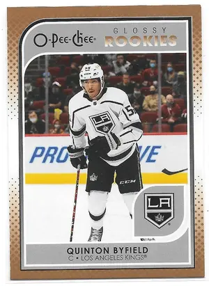 2021-22 Upper Deck O-Pee-Chee Glossy Rookies Bronze #R-9 Quinton Byfield