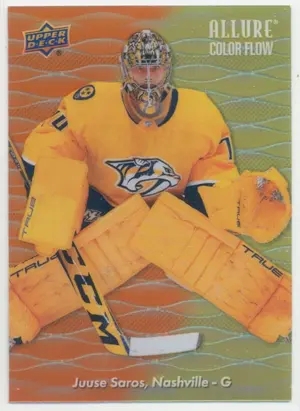 2023-24 ALLURE - JUUSE SAROS #CF-4 COLOR FLOW ORANGE/YELLOW