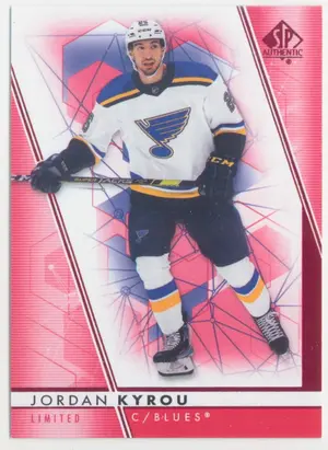 2022-23 SP AUTHENTIC - JORDAN KYROU #25 LIMITED RED