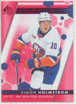 2022-23 SP AUTHENTIC - SIMON HOLMSTROM #192 FUTURE WATCH LIMITED RED