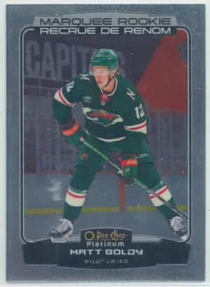2022-23 O-PEE-CHEE PLATINUM - MATT BOLDY #202 MARQUEE ROOKIE