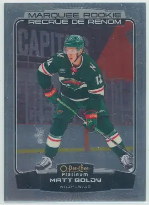 2022-23 O-PEE-CHEE PLATINUM - MATT BOLDY #202 MARQUEE ROOKIE