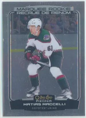 2022-23 O-PEE-CHEE PLATINUM - MATIAS MACCELLI #233 MARQUEE ROOKIE