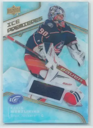 2019-20 UPPER DECK ICE - ELVIS MERZLIKINS #IPJ-EM ICE PREMIERES JERSEY
