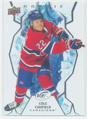 2021-22 UPPER DECK ICE - COLE CAUFIELD #122 ROOKIE