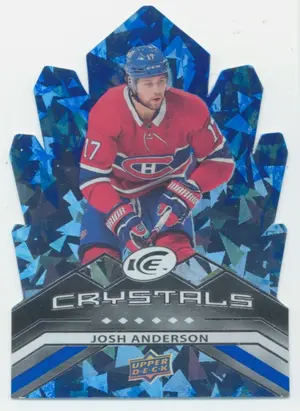 2021-22 UPPER DECK ICE - JOSH ANDERSON #IC-1 ICE CRYSTALS