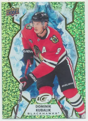 2021-22 UPPER DECK ICE - DOMINIK KUBALIK #14 GREEN
