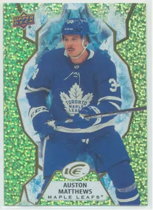 2021-22 UPPER DECK ICE - AUSTON MATTHEWS #62 GREEN