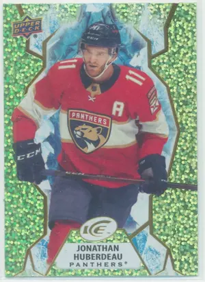 2021-22 UPPER DECK ICE - JONATHAN HUBERDEAU #69 GREEN