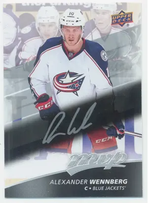 2017-18 UPPER DECK MVP - ALEXANDER WENNBERG #6 SILVER SCRIPT