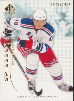 2009-10 SP AUTHENTIC - MARIAN GABORIK #126 SP ESSENTIALS 76/1999