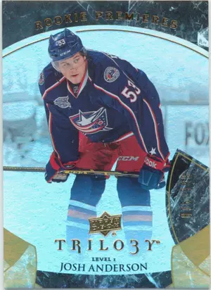 2015-16 TRILOGY - JOSH ANDERSON #122 ROOKIE PREMIERES 875/999