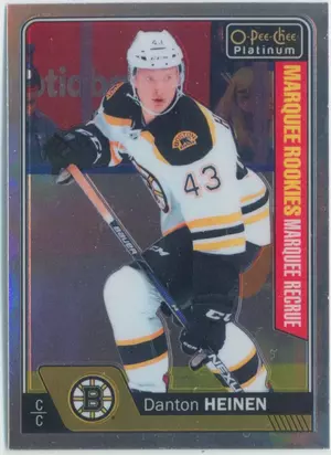2016-17 O-PEE-CHEE PLATINUM - DANTON HEINEN #158 MARQUEE ROOKIE
