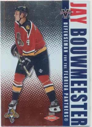 2002-03 VANGUARD - JAY BOUWMEESTER #115 ROOKIE 1195/1650