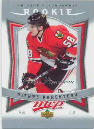 2007-08 MVP - PIERRE PARENTEAU #303 ROOKIE