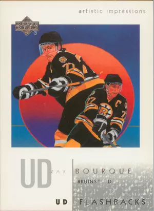2002-03 ARTISTIC IMPRESSIONS - RAY BOURQUE #UD7 FLASHBACKS