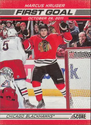 2012-13 SCORE - MARCUS KRUGER #FG10 FIRST GOAL