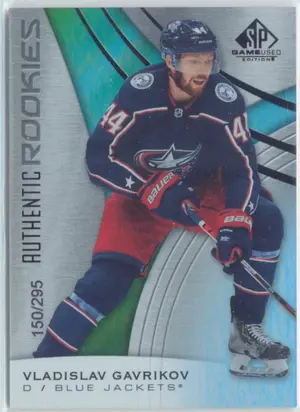 2019-20 SP GAME USED - VLADISLAV GAVRIKOV #132 RAINBOW 150/295