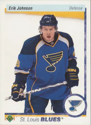 2010-11 UPPER DECK - ERIK JOHNSON #31 20TH ANNIVERSARY