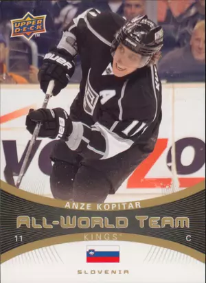 2010-11 UPPER DECK - ANZE KOPITAR #AW-10 ALL-WORLD TEAM