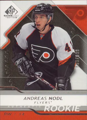 2008-09 SP GAME USED - ANDREAS NODL #179 ROOKIE 655/999