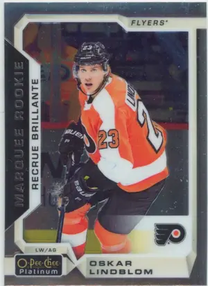 2018-19 O-PEE-CHEE PLATINUM - OSKAR LINDBLOM #171 MARQUEE ROOKIE