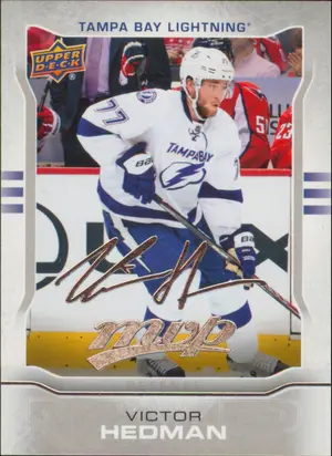 2014-15 MVP - VICTOR HEDMAN #97 SILVER SCRIPTS