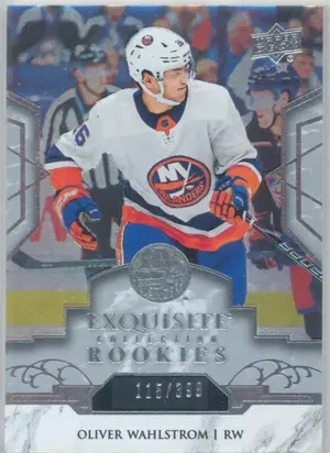 2019-20 ICE - OLIVER WAHLSTROM #R2 EXQUISITE COLLECTION ROOKIES 115/399