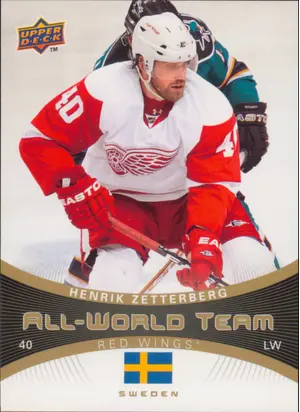 2010-11 UPPER DECK - HENRIK ZETTERBERG #AW-15 ALL-WORLD TEAM