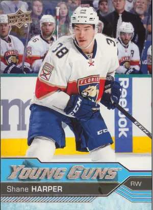 2016-17 UPPER DECK - SHANE HARPER #494 YOUNG GUNS