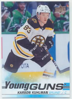 2019-20 UPPER DECK - KARSON KUHLMAN #248 YOUNG GUNS