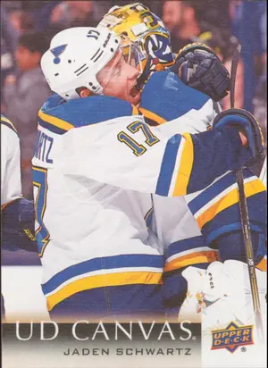 2018-19 UPPER DECK - JADEN SCHWARTZ #C69 CANVAS