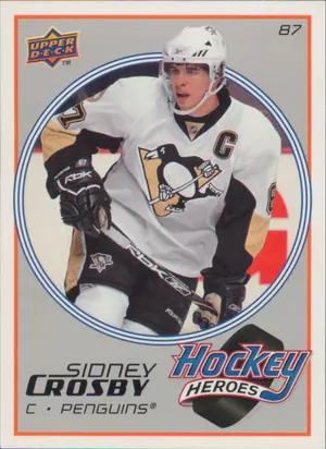 2008-09 UPPER DECK - SIDNEY CROSBY #HH7 HOCKEY HEROES