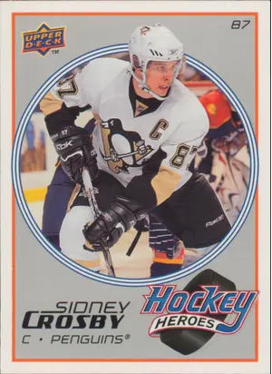 2008-09 UPPER DECK - SIDNEY CROSBY #HH5 HOCKEY HEROES