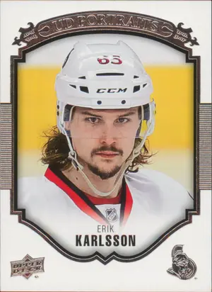 2015-16 UPPER DECK - ERIK KARLSSON #P-16 UD PORTRAITS