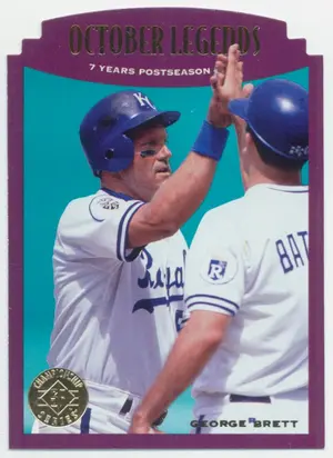 1993 Upper Deck SP Championship Series - George Brett #101 Die-Cut Parallel