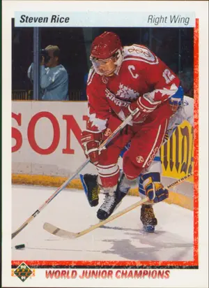 1990-91 UPPER DECK - STEVEN RICE #462 ROOKIE