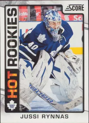 2012-13 SCORE - JUSSI RYNNAS #524 ROOKIE