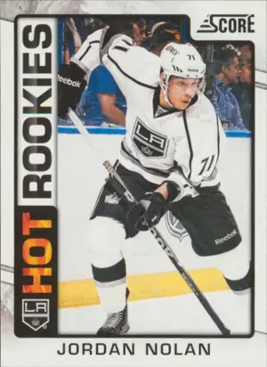 2012-13 SCORE - JORDAN NOLAN #508 ROOKIE