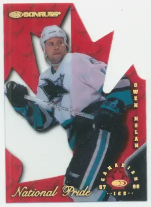 1997-98 DONRUSS CANADIAN ICE - OWEN NOLAN #30 NATIONAL PRIDE 1560/1997