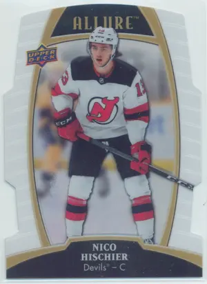 2019-20 ALLURE - NICO HISCHIER #24 WHITE RAINBOW