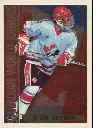 1995-96 TOPPS - WADE REDDEN #1CJ CANADIAN WORLD JUNIORS