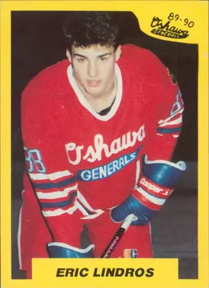 1990-91 7TH INNING SKETCH - ERIC LINDROS #1