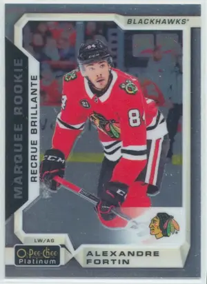 2018-19 O-PEE-CHEE PLATINUM - ALEXANDRE FORTIN #186 MARQUEE ROOKIE