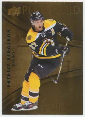 2016-17 TIM HORTONS - PATRICE BERGERON #PG-2 PURE GOLD