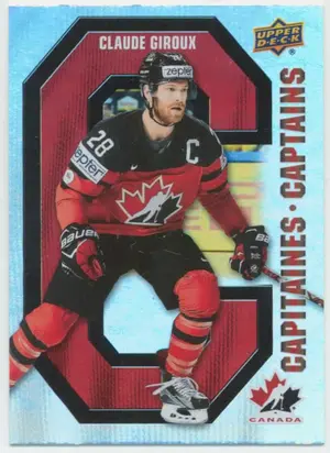 2021-22 TIM HORTONS TEAM CANADA - CLAUDE GIROUX #CC-4 CAPTAINS