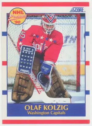1990-91 SCORE - OLAF KOLZIG #392 RC