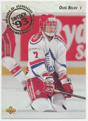 1993-94 UPPER DECK - OLEG BELOV #274 WORLD JUNIOR CHAMPIONSHIP RC