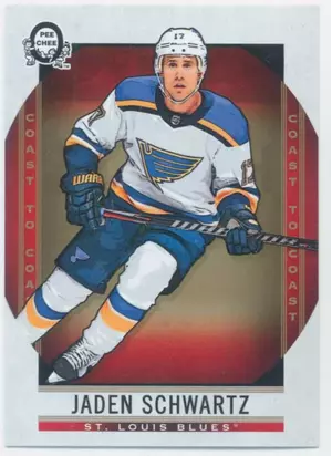 2018-19 O-PEE-CHEE COAST TO COAST - JADEN SCHWARTZ #85