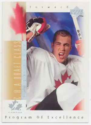 1996-97 UPPER DECK - SERGE PAYER #385 PROGRAM OF EXCELLENCE RC